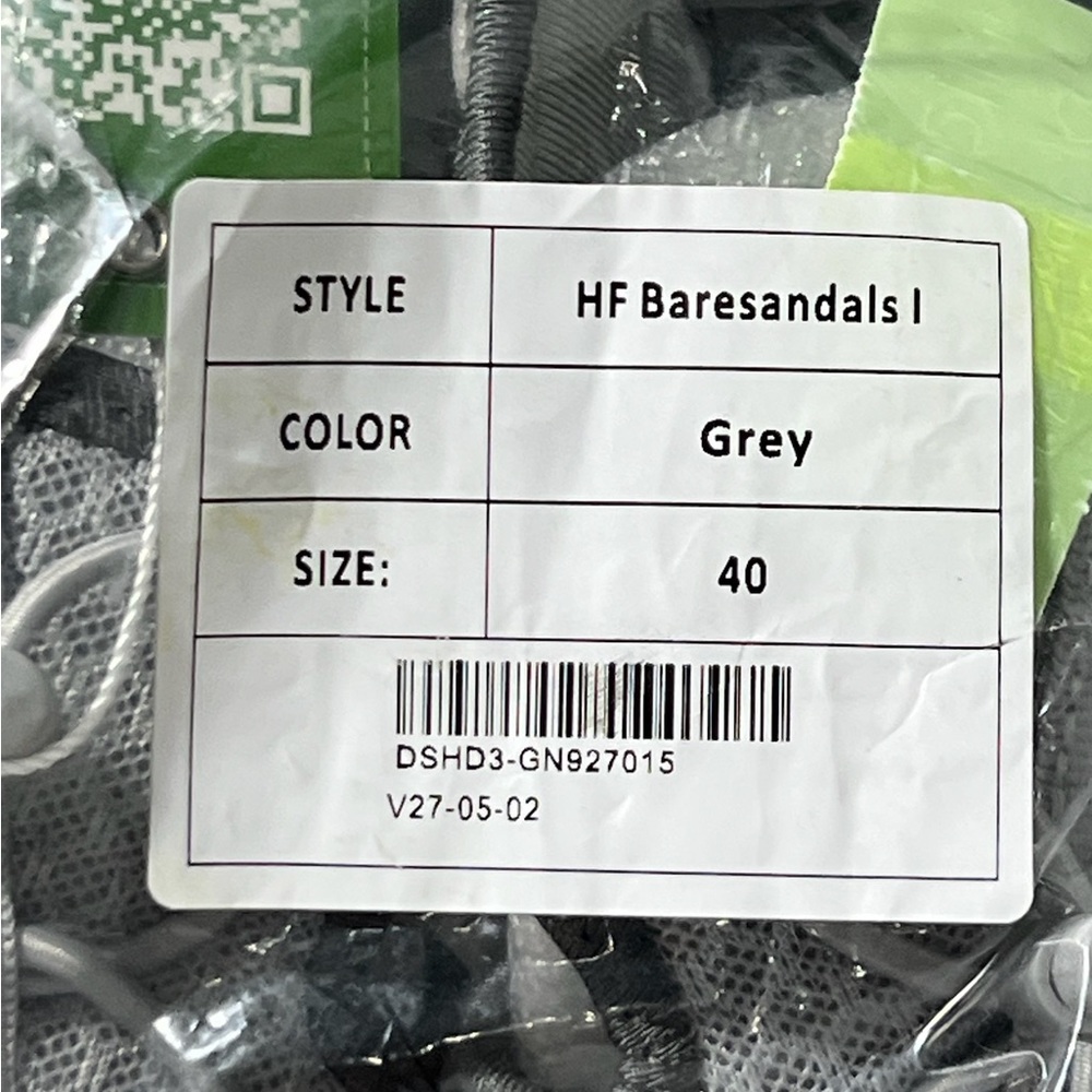 HF Baresandals I Ergonomic Lightweight Barefoot Sandals grey EU 40 men’s 7-7.5 - Picture 11 of 13